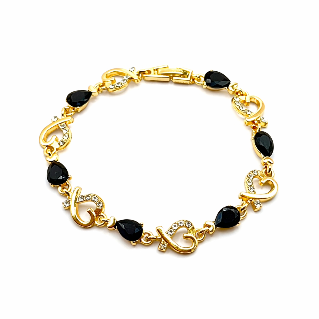 Tijdloze hartjes armband dames in luxe cadeau-uitstraling