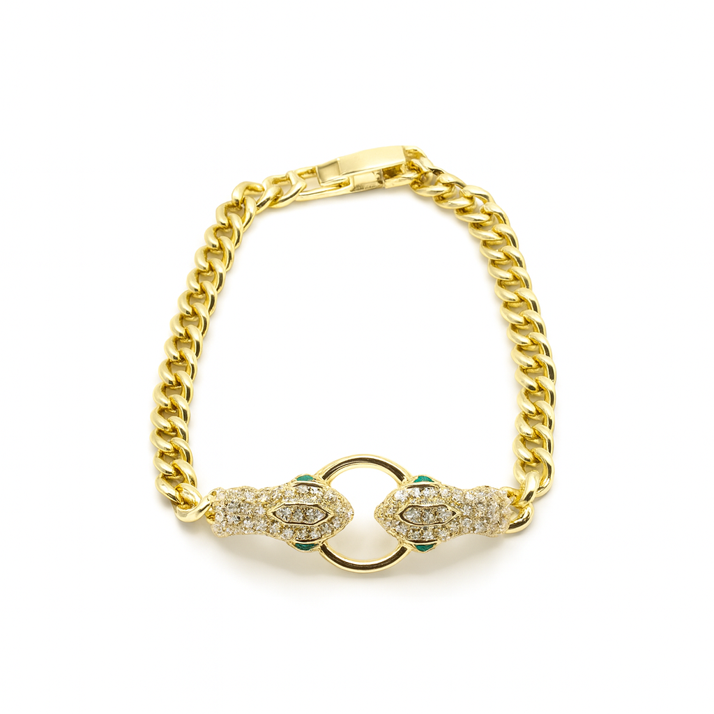 Serpent d’Or slangen armband voor dames met luxe en elegant slangendesign – Montier Paris
