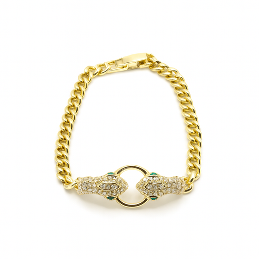 Serpent d’Or slangen armband voor dames met luxe en elegant slangendesign – Montier Paris
