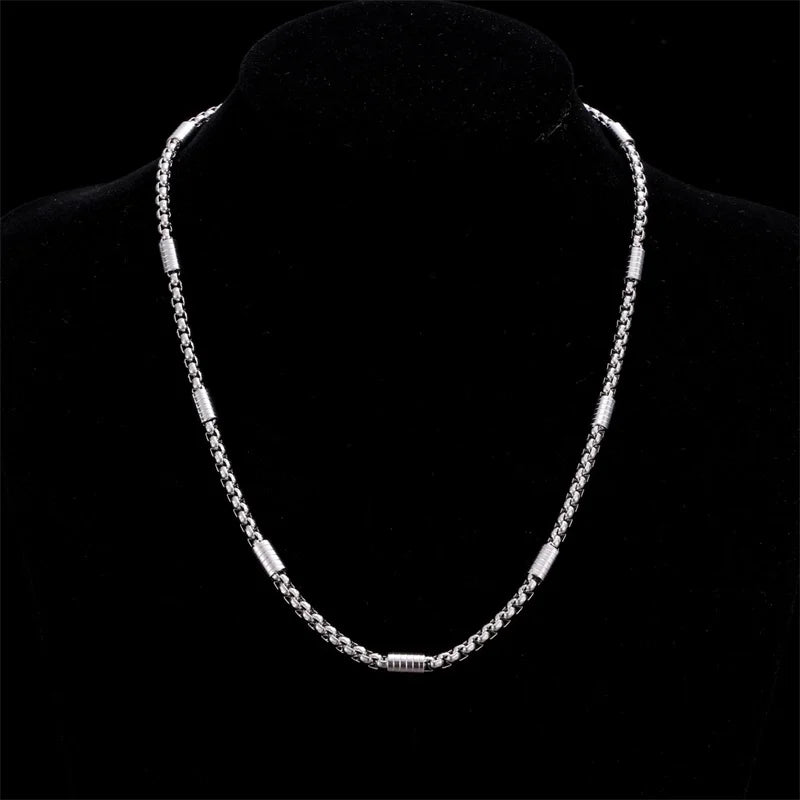 Forme heren ketting met strak en minimalistisch design – Montier Paris
