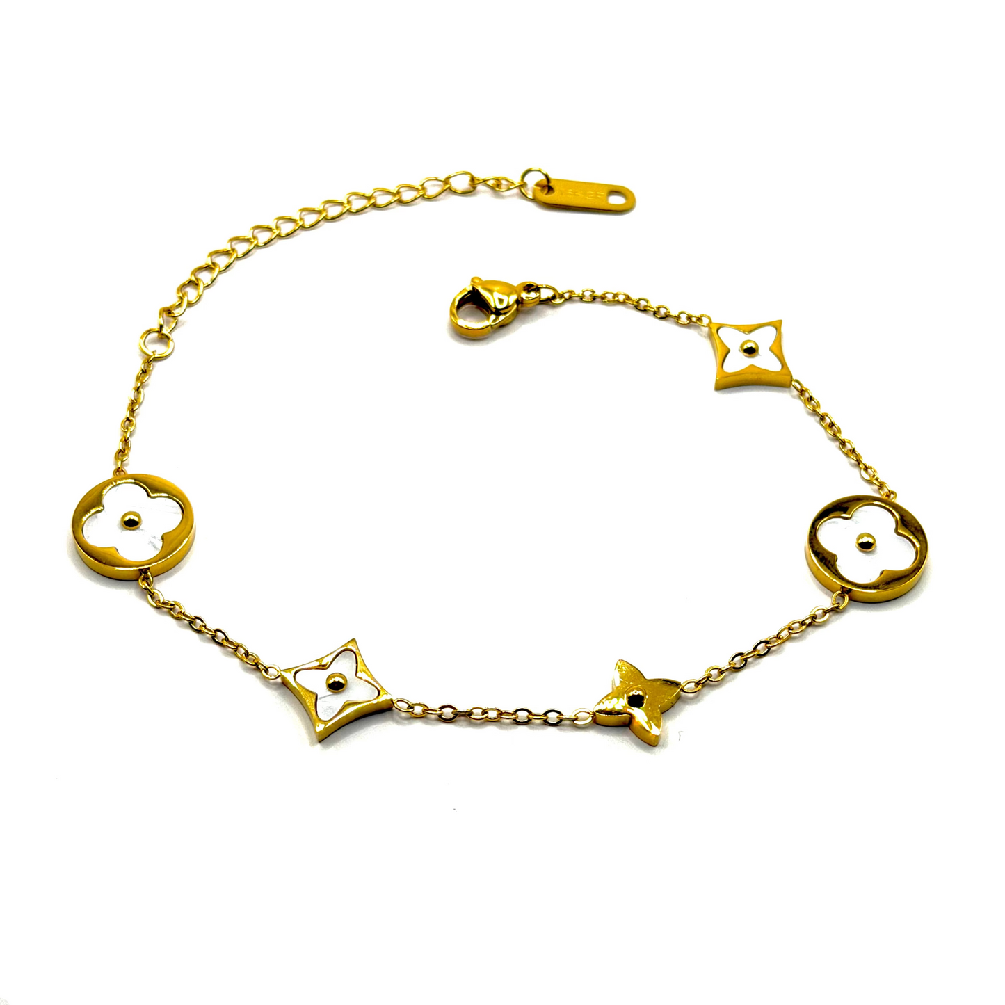 Eternelle dames armband met elegante bloesemvorm en tijdloos design – Montier Paris
